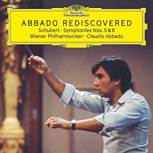 the album cover for Schubert / Abbado / Wiener Philharmoniker - Symphonies Nos 5 & 8