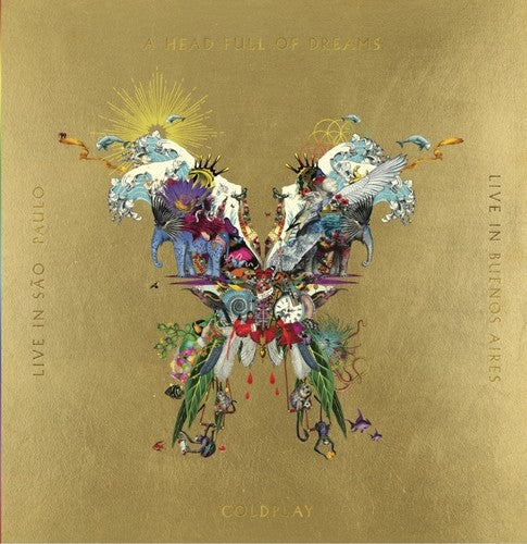 the album cover for Coldplay - The Butterfly Package Live In Buenos Aires/Live In São Paulo/A Head Full Of Dreams Film [2CD/2DVD]