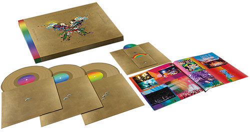 the album cover for Coldplay - The Butterfly Package Live In Buenos Aires/Live In São Paulo/A Head Full Of Dreams Film [3LP/2DVD]