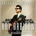 the album cover for Roy Orbison - Unchained Melodies: Roy Orbison With The Royal Philharmonic Orchestra [LP]