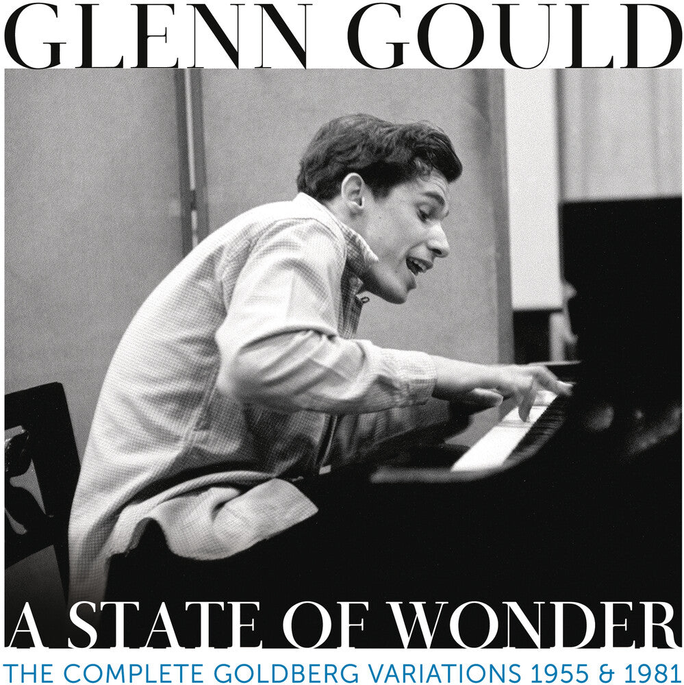 the album cover for Glenn Gould - State of Wonder - the Complete Goldberg Variations
