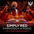 the album cover for Simply Red - Symphonica In Rosso (live At Ziggo Dome Amsterdam)
