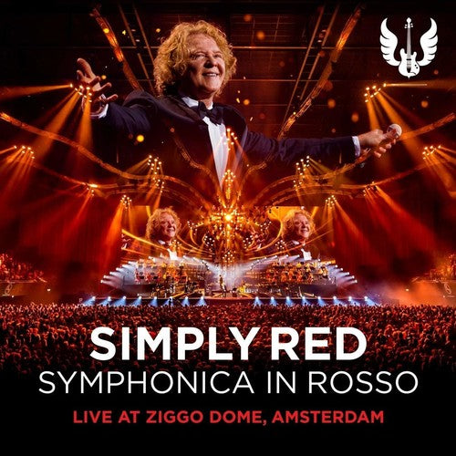 the album cover for Simply Red - Symphonica In Rosso (live At Ziggo Dome Amsterdam)