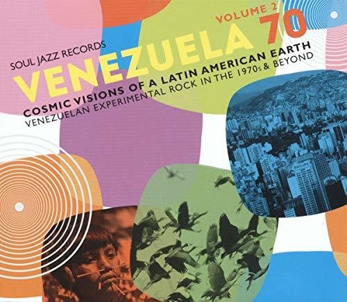the album cover for Venezuela 70 Volume 2 / Various - Venezuela 70 Vol.2 - Cosmic Visions Of A Latin American Earth:        Venezuelan Rock In The 1970s & Beyond