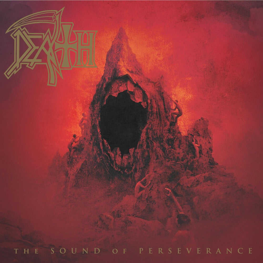 the album cover for Death - The Sound Of Perseverance [Custom Pinwheel with Splatter 2LP]
