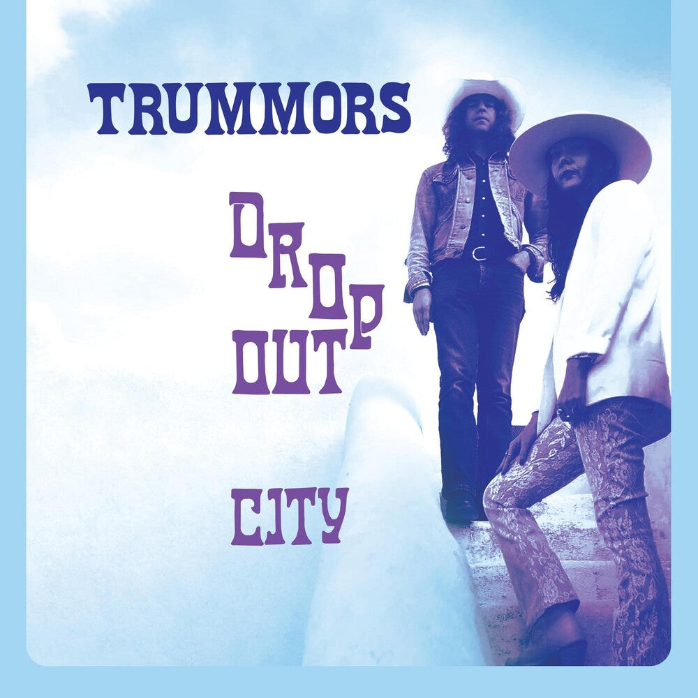 the album cover for Trummors - Dropout City