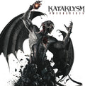 the album cover for Kataklysm - Unconquered (Red & Black Splatter) (Blk) [Limited Edition]