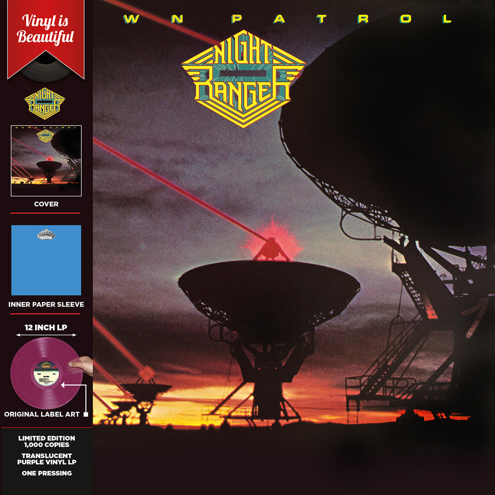the album cover for Night Ranger - Dawn Patrol (Purp) [Record Store Day]