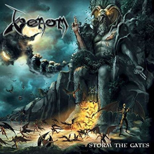 the album cover for Venom - Storm The Gates