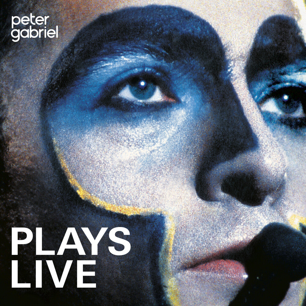 the album cover for Peter Gabriel - Plays Live [LP]