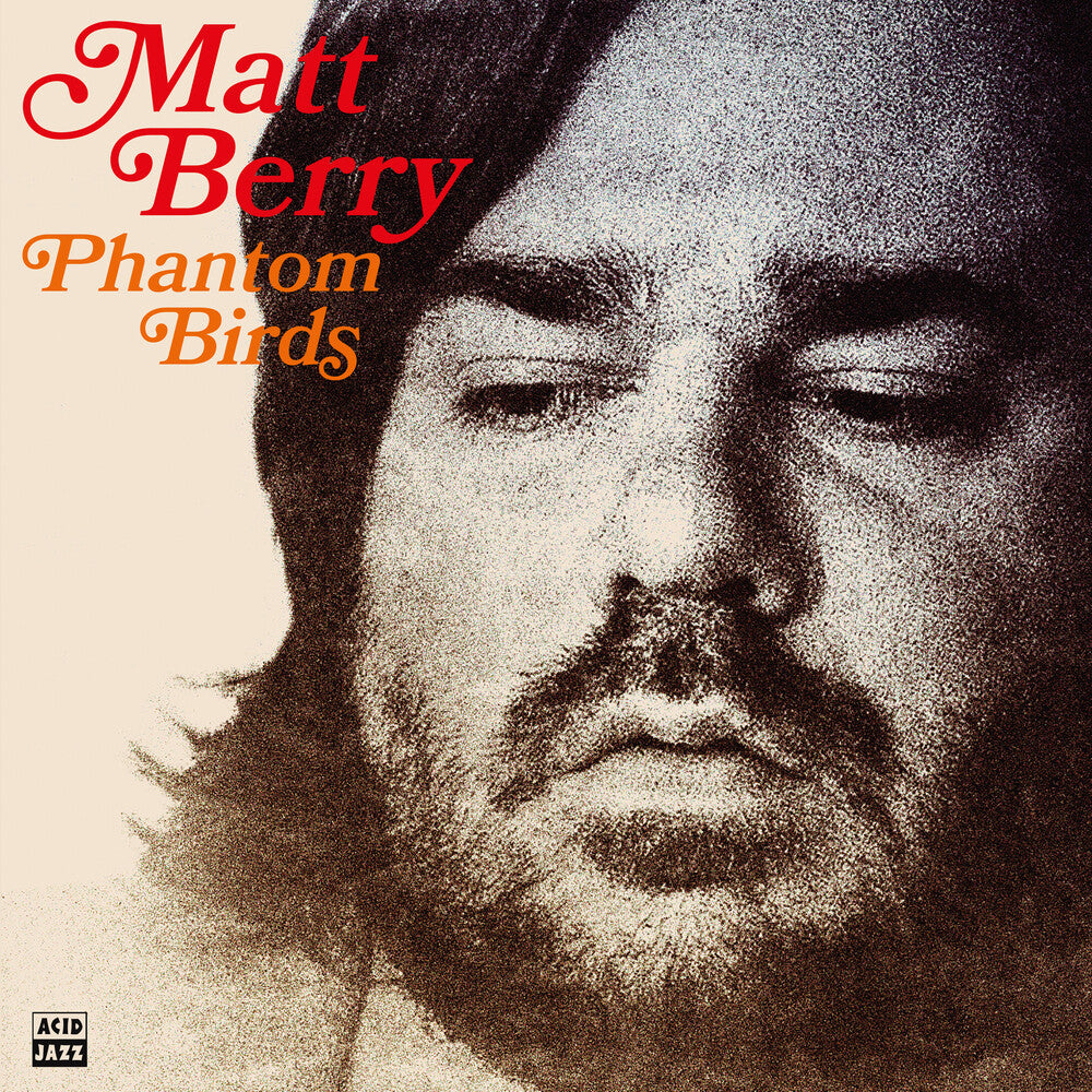 the album cover for Matt Berry - Phantom Birds [Red LP]