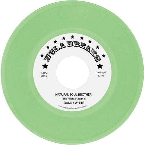 the album cover for Nola Breaks V8 - Danny White - Natural Soul Brother (The Allergies Remix)