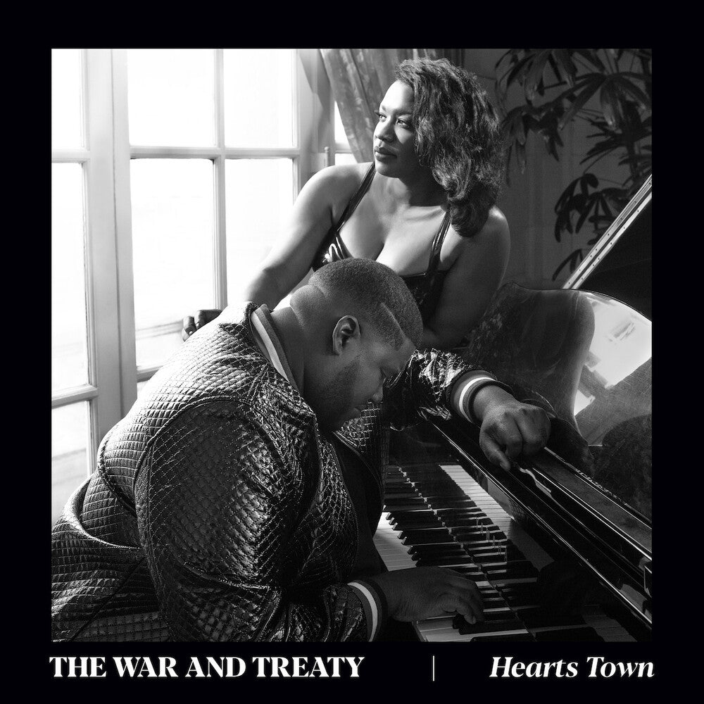 the album cover for The War and Treaty - Hearts Town