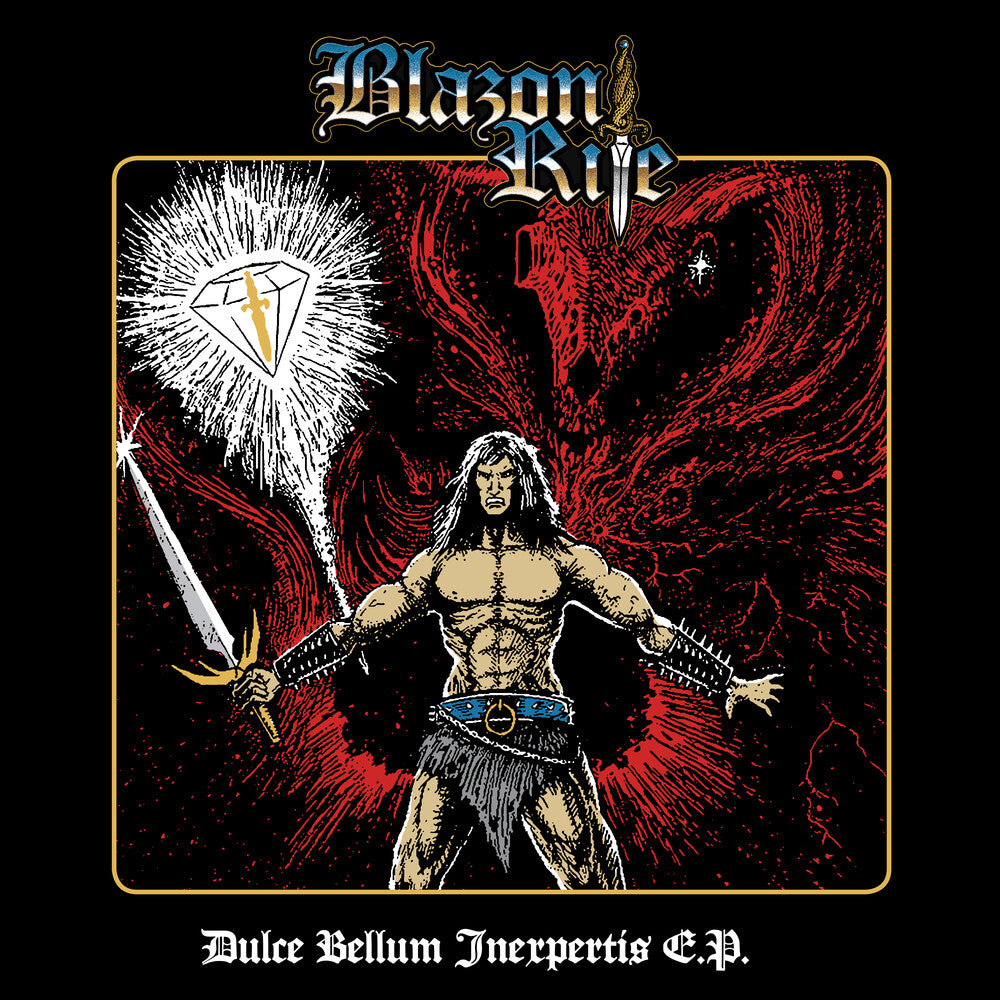 the album cover for Blazon Rite - Dulce Bellum Inexpertis