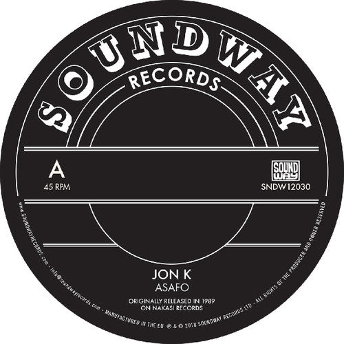 the album cover for Jon K / Pat Thomas - Asafo / Enye Woa