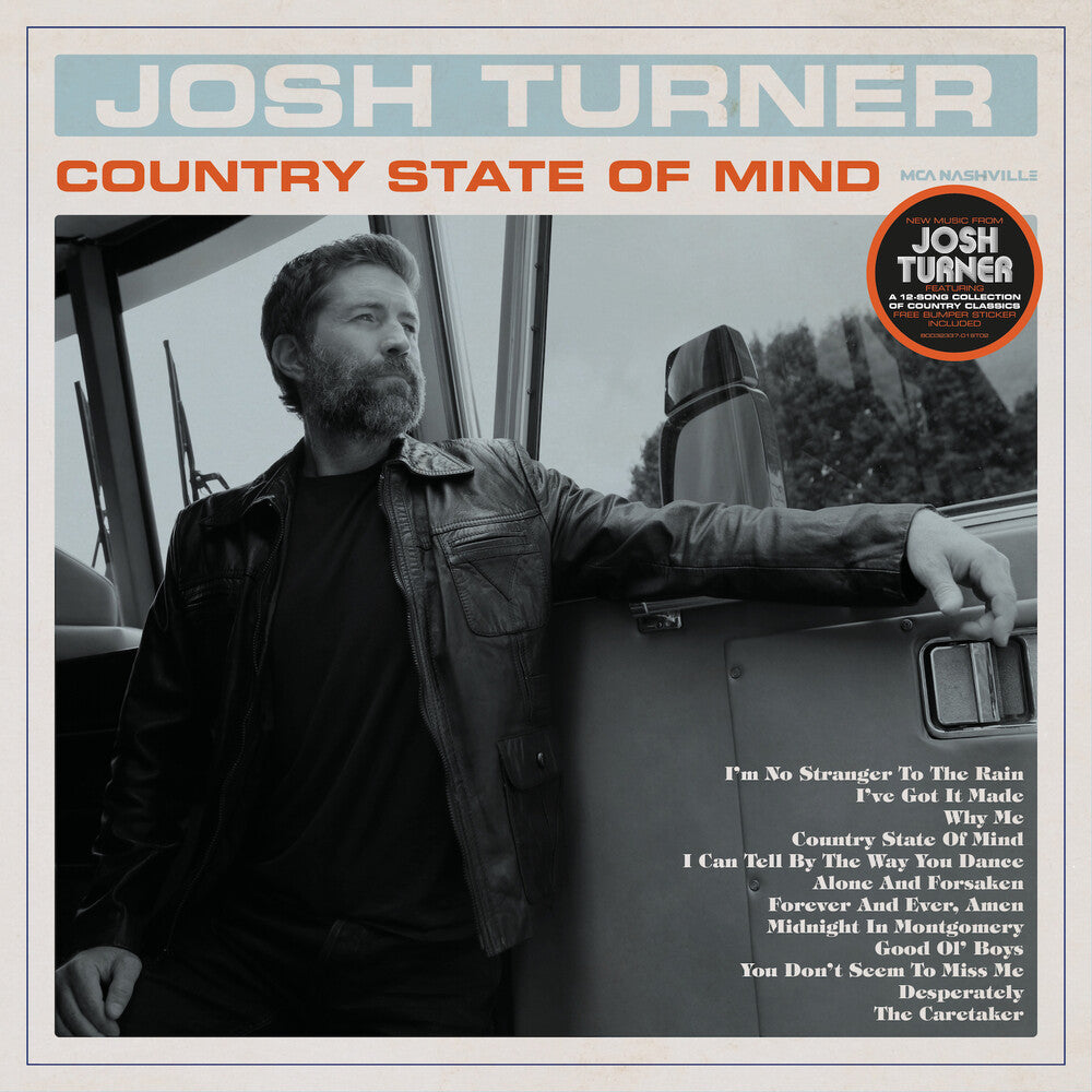 the album cover for Josh Turner - Country State Of Mind [LP+Bumper Sticker]