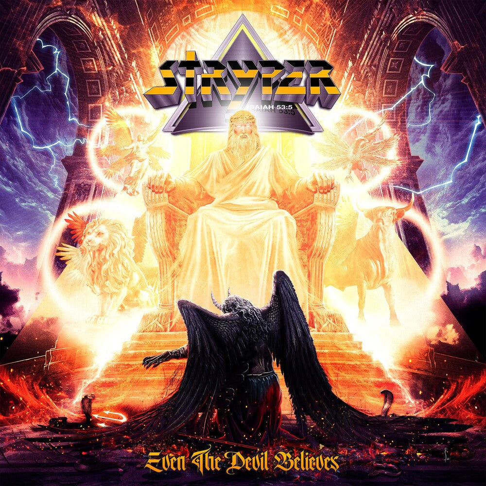 the album cover for Stryper - Even The Devil Believes