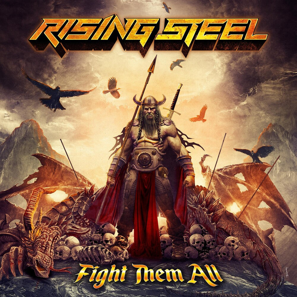 the album cover for Rising Steel - Fight Them All