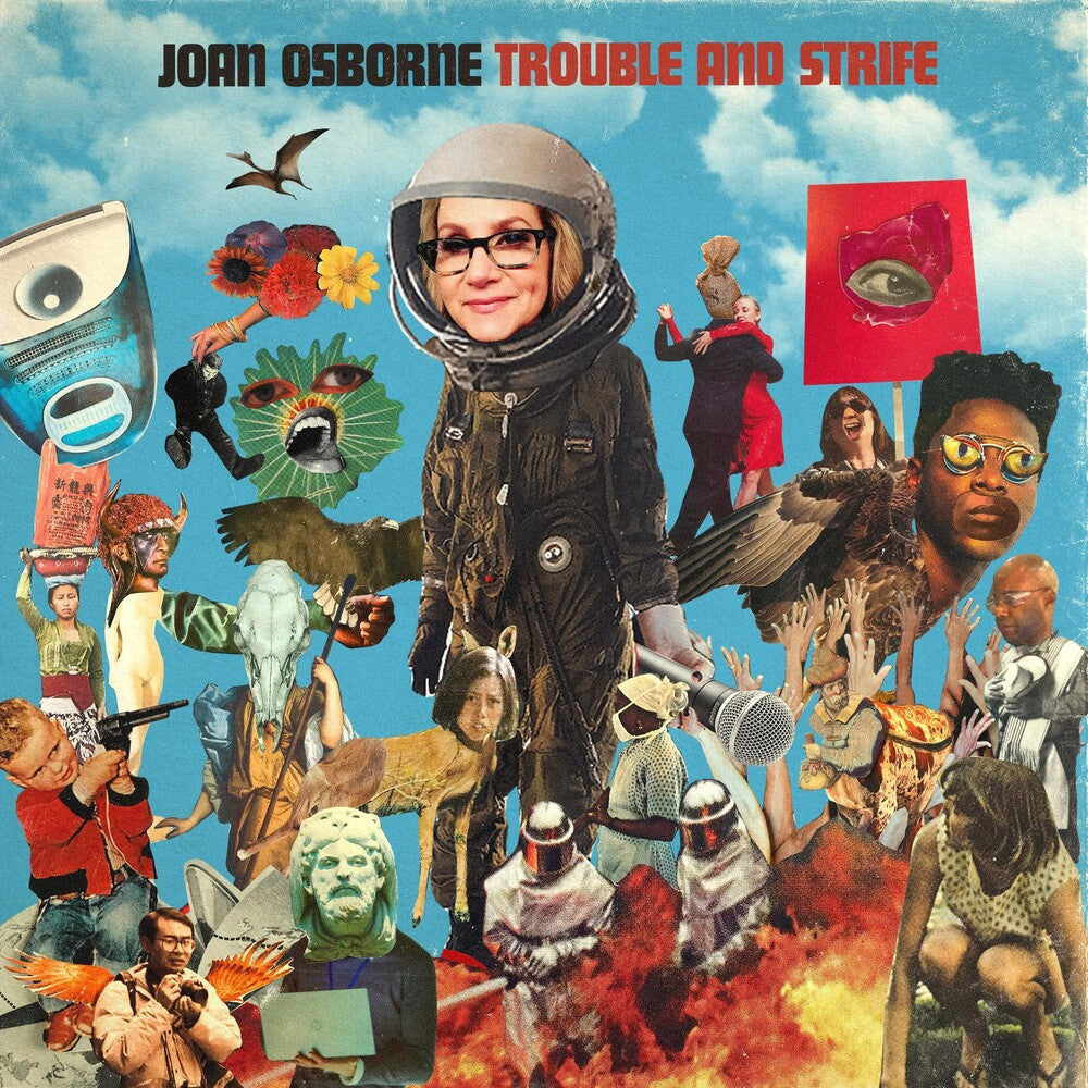 the album cover for Joan Osborne - Trouble And Strife