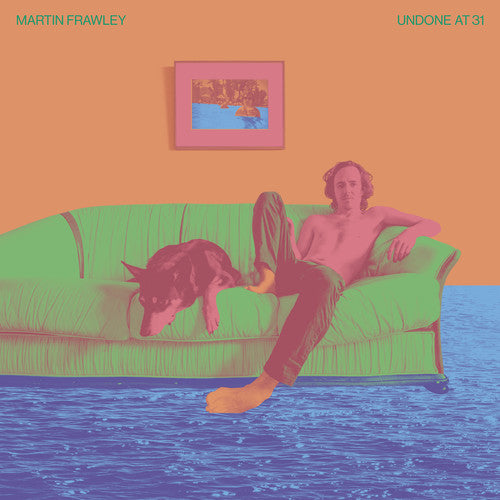 the album cover for Martin Frawley - Undone At 31 [Indie Exclusive Limited Edition Blue/White LP]