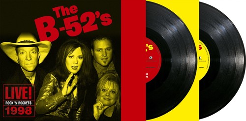 the album cover for The B-52's - Live! Rock 'n Rockets 1998