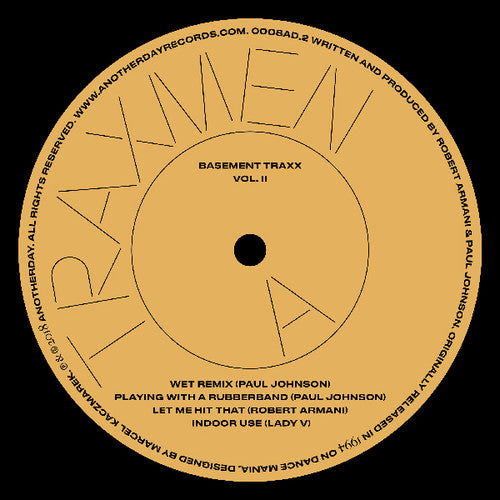 the album cover for Traxmen - Basement Traxx II