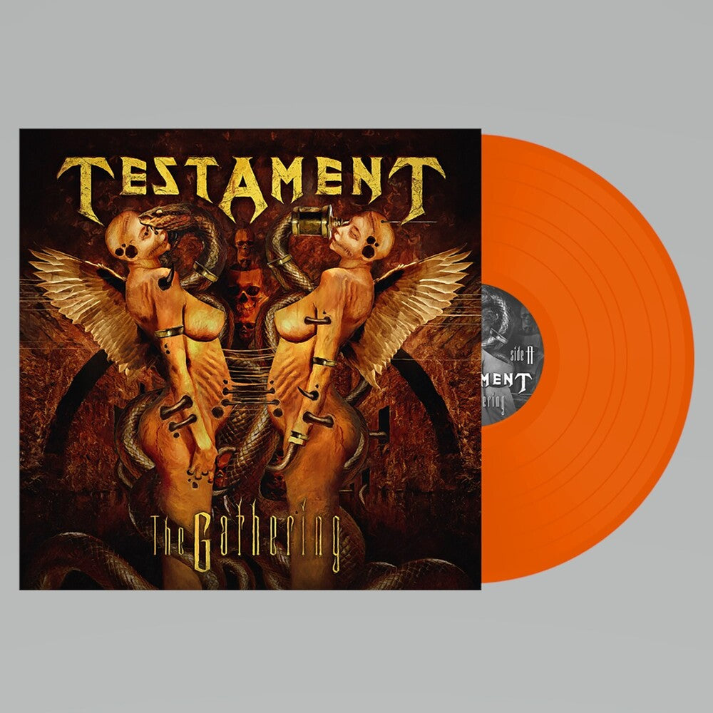 the album cover for Testament - The Gathering [Orange LP]