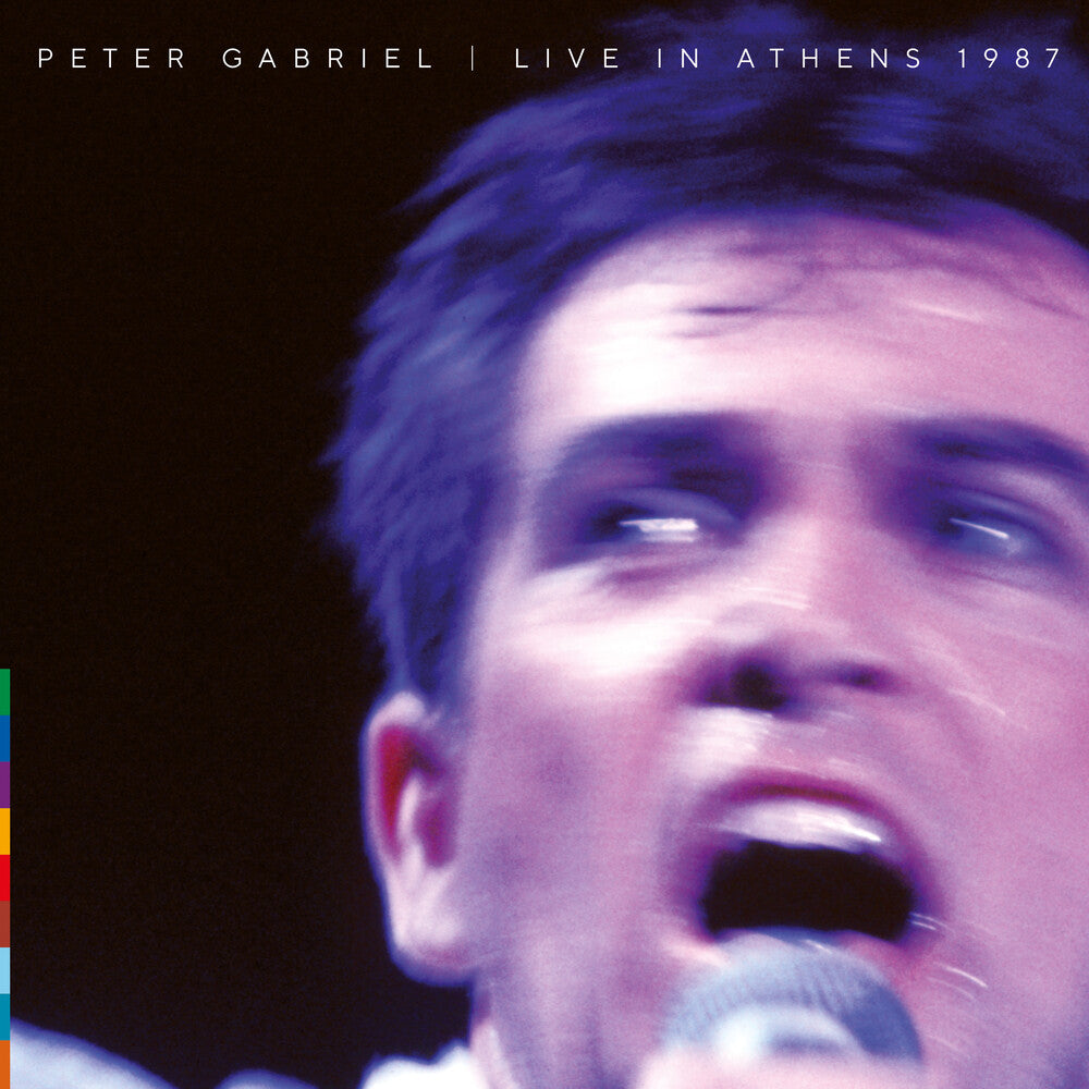 the album cover for Peter Gabriel - Live In Athens 1987 [LP]
