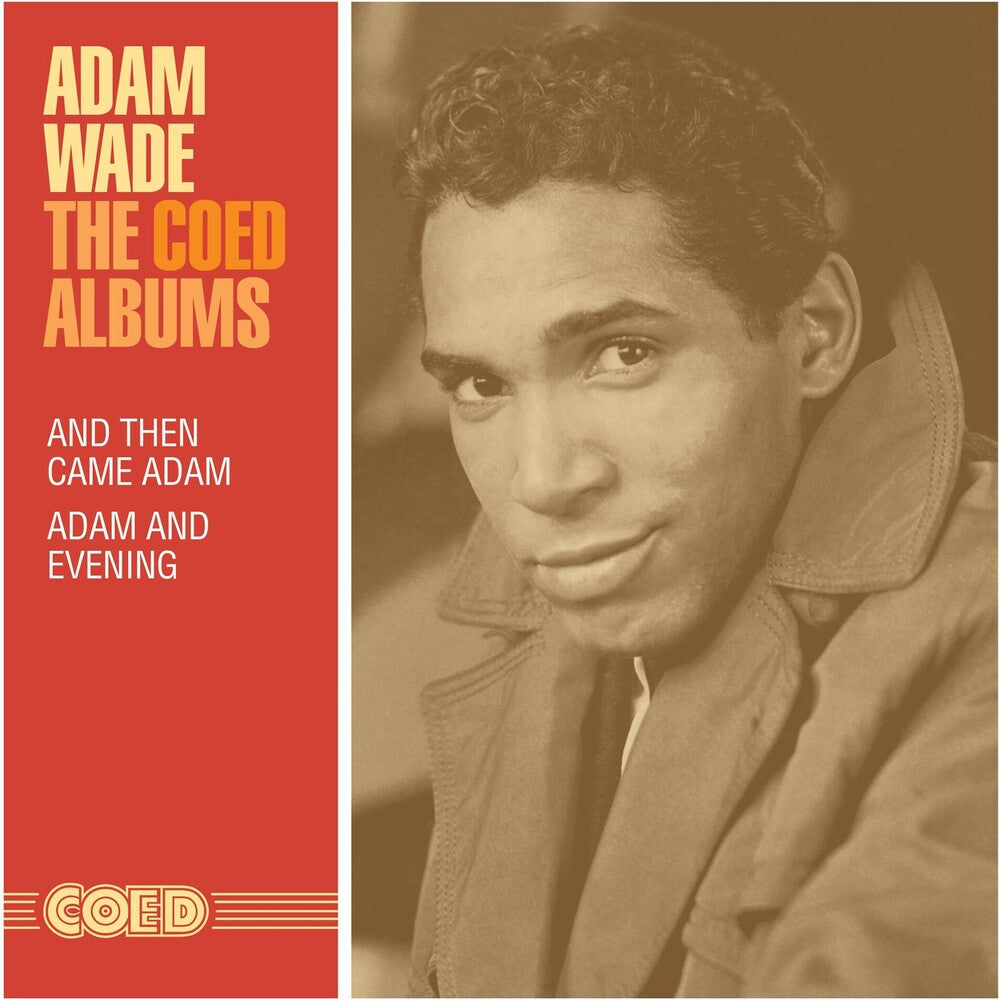 the album cover for Adam Wade - The Coed Albums: And Then Came Adam / Adam And Evening
