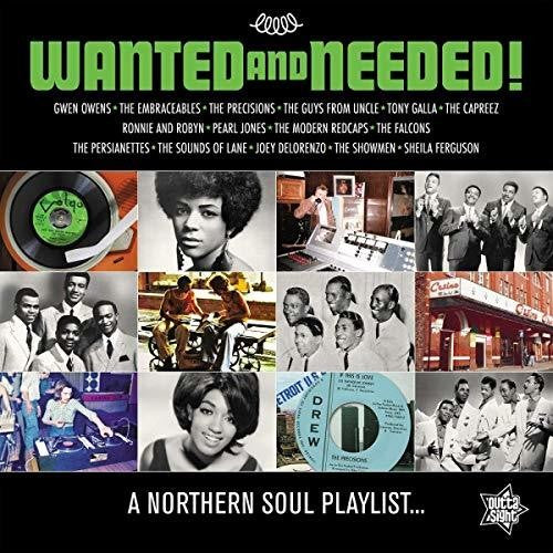 the album cover for Wanted & Needed Northern Soul Playlist / Various - Wanted & Needed: Northern Soul Playlist / Various