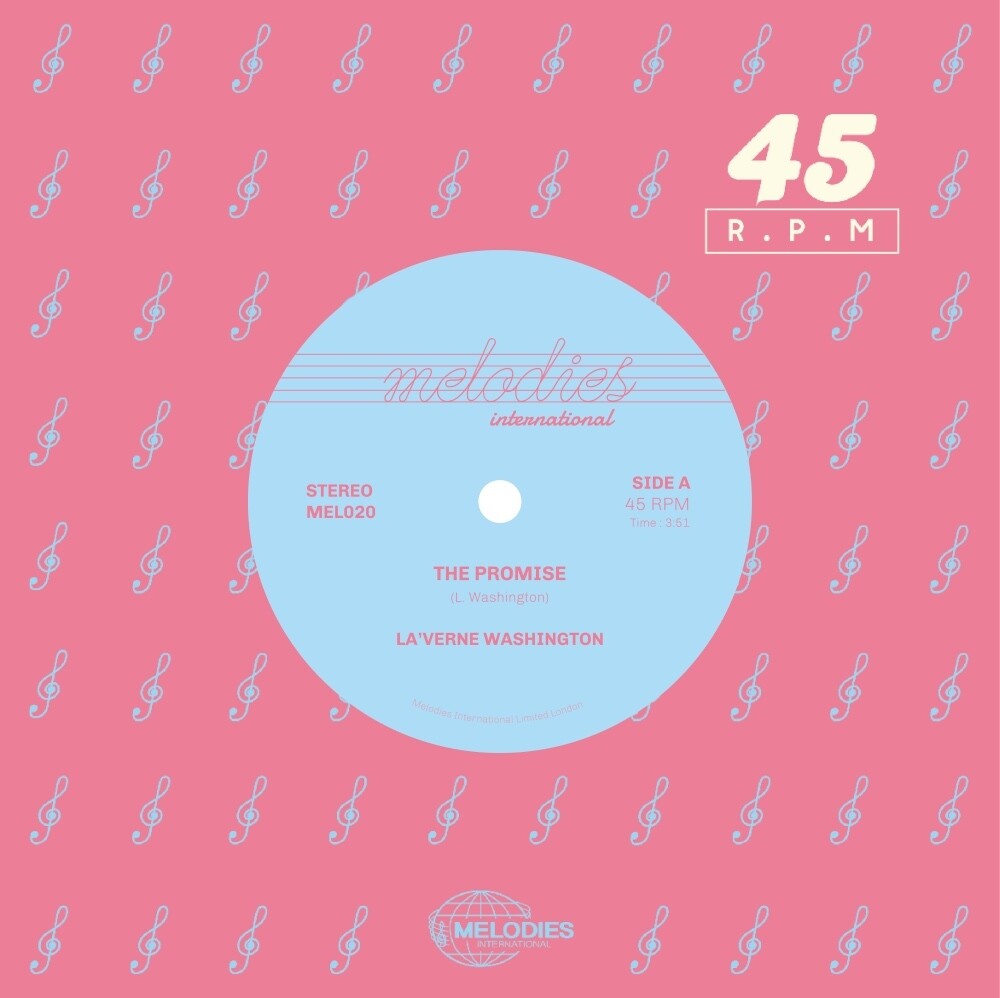 the album cover for Laverene Washington - Promise / Thats What I've Been Searching For