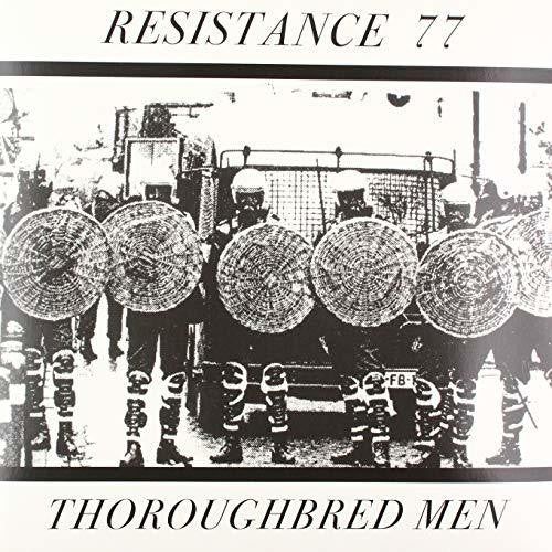 the album cover for Resistance 77 - Thoroughbred Men