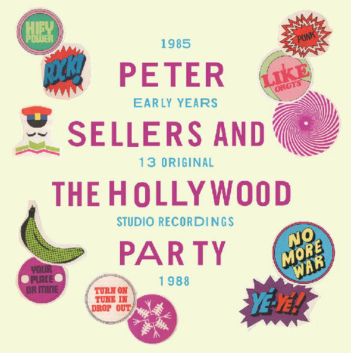 the album cover for Peter Sellers & Hollywood Party - Early Years 1985-1988