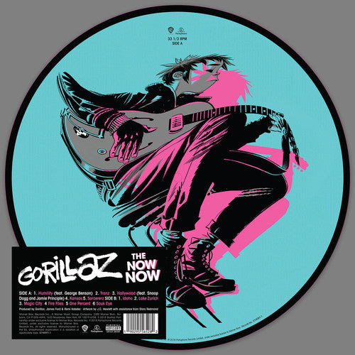 the album cover for Gorillaz - Now Now