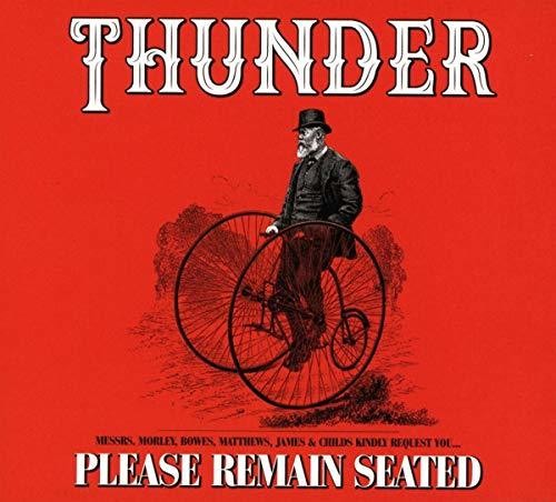 the album cover for Thunder - Please Remain Seated
