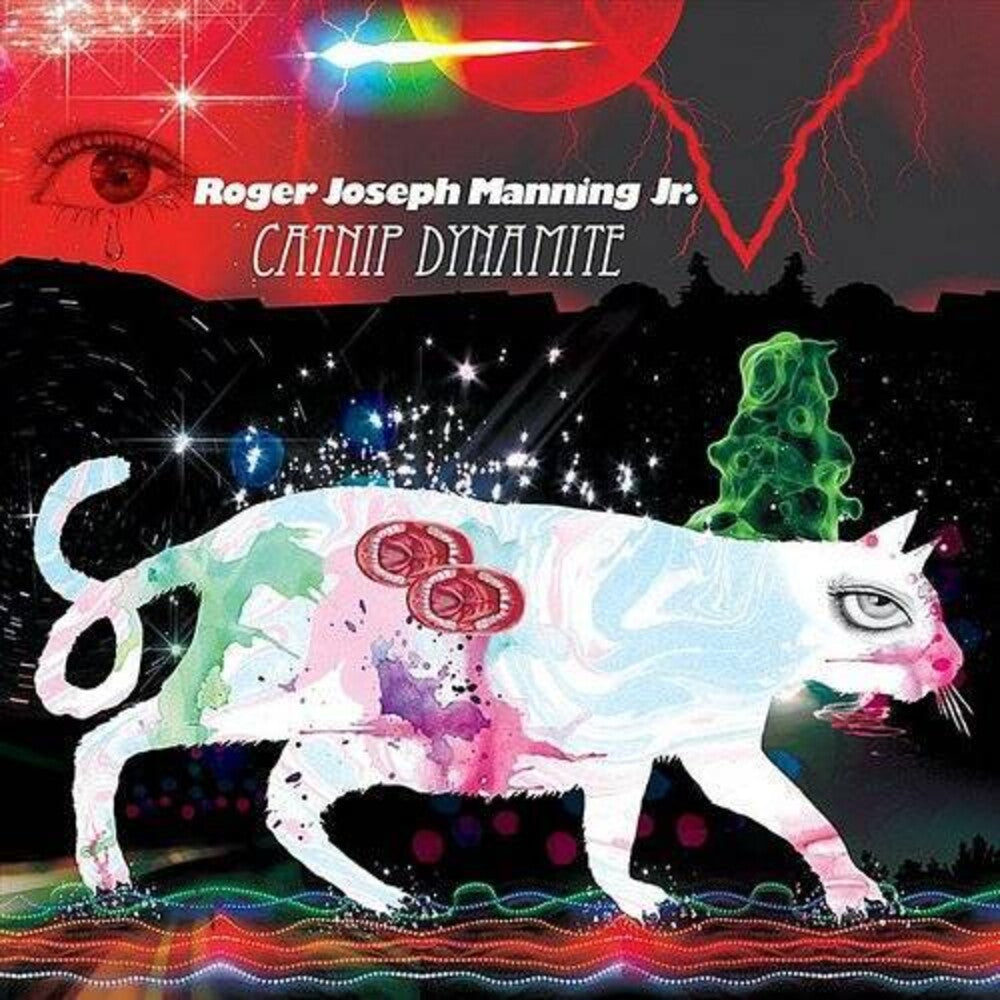the album cover for Roger Joseph Manning Jr. - Catnip Dynamite