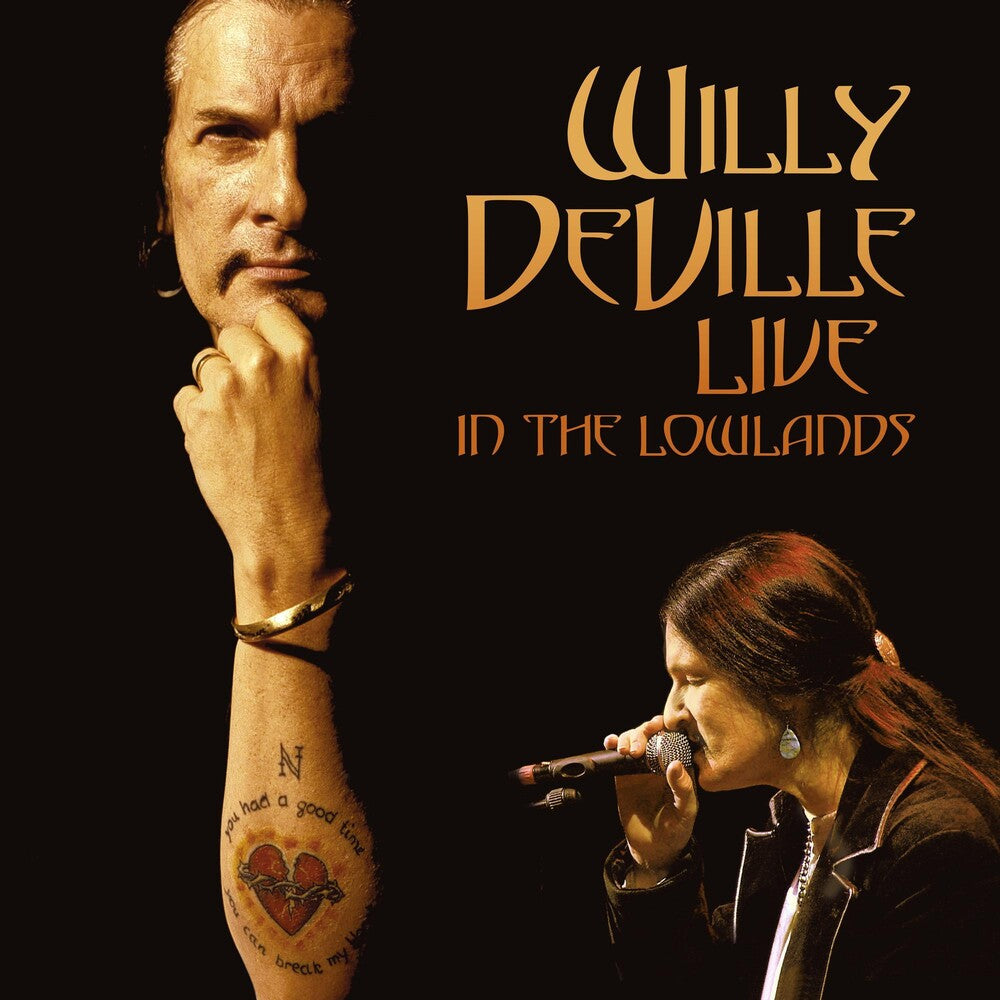 the album cover for Willy Deville - Live In The Lowlands