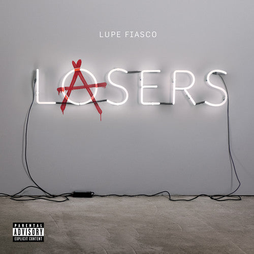 the album cover for Lupe Fiasco - Lasers [SYEOR Exclusive 2019 Red 2LP]
