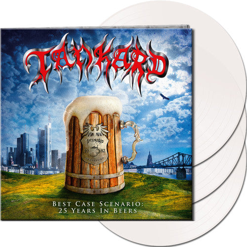the album cover for Tankard - Best Case Scenario - 25 Years In Beers [Clear Vinyl]