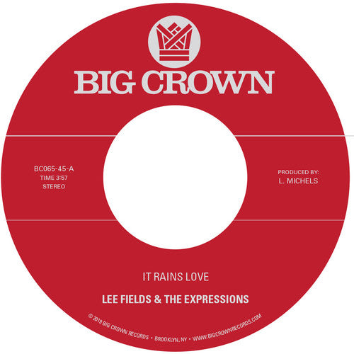 the album cover for Lee Fields & The Expressions - It Rains Love / Will I Get Off Easy