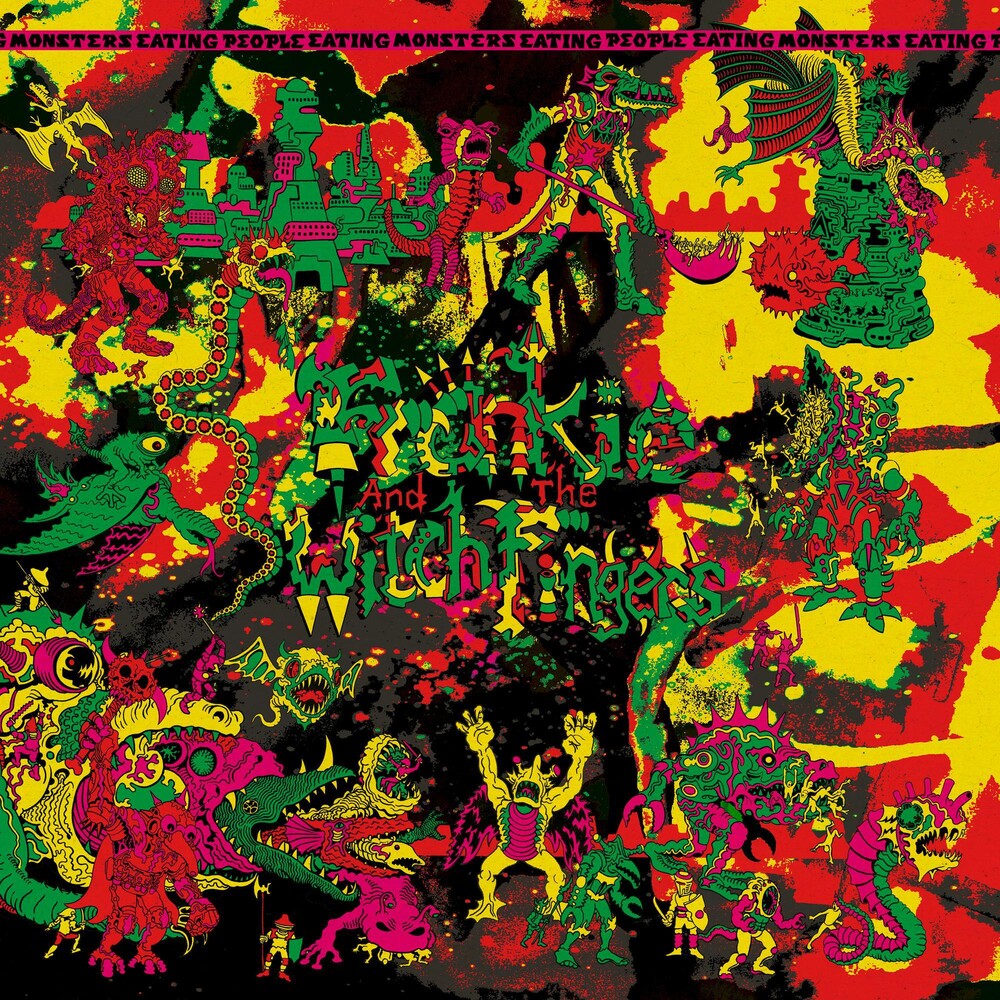 the album cover for Frankie and the Witch Fingers - Monsters Eating People Eating Monsters