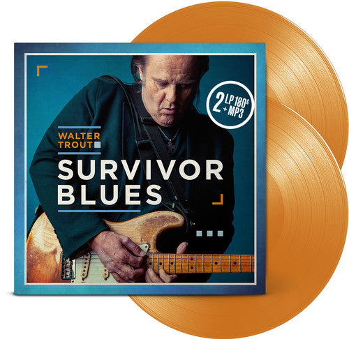 the album cover for Walter Trout - Survivor Blues [Limited Edition Orange LP]