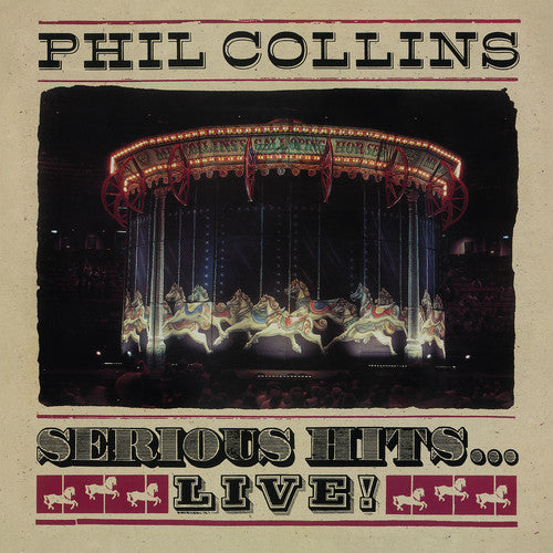 the album cover for Phil Collins - Serious Hits Live