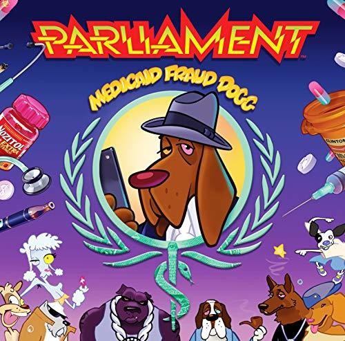 the album cover for Parliament - Medicaid Fraud Dogg