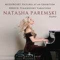 the album cover for Mussorgsky / Paremski - Pictures at An Exhibition / Tchaikovsky Variations