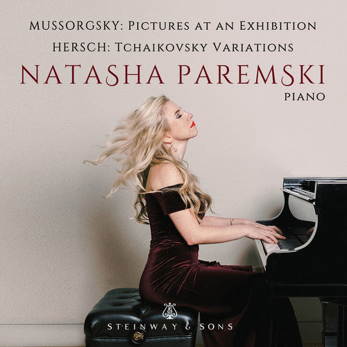 the album cover for Mussorgsky / Paremski - Pictures at An Exhibition / Tchaikovsky Variations
