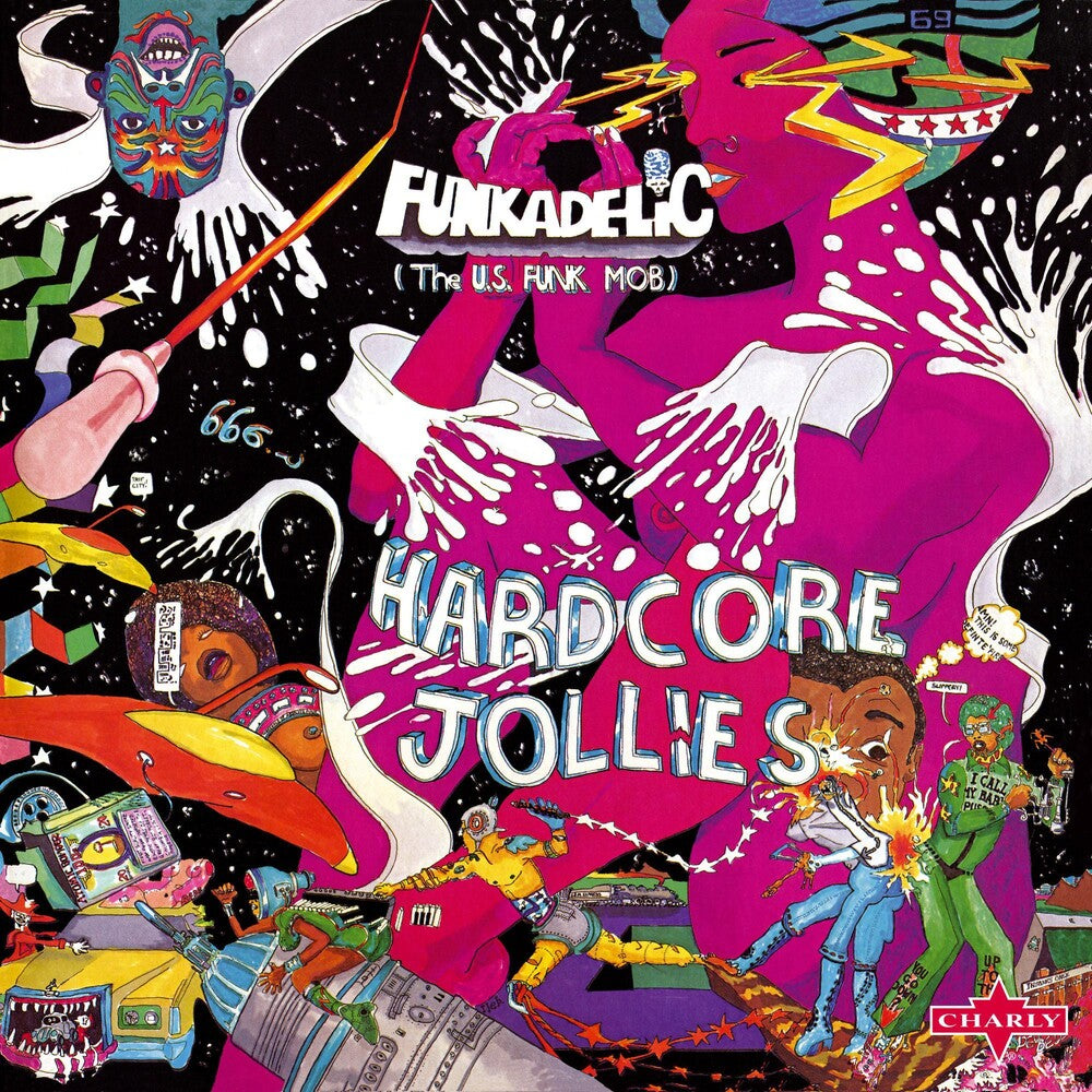 the album cover for Funkadelic - Hardcore Jollies