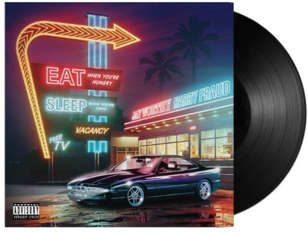 the album cover for Jay Worthy & Harry Fraud - Eat When You're Hungry Sleep When Your Tired
