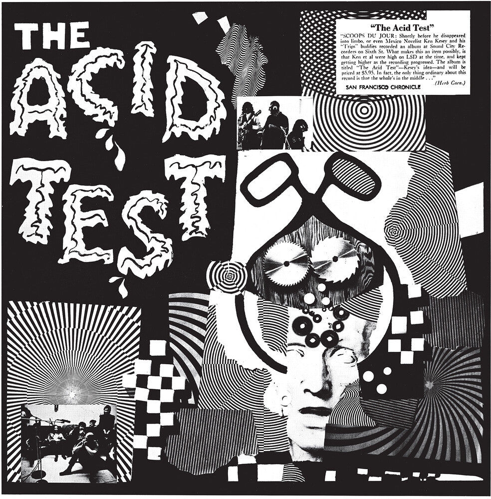 the album cover for Ken Kesey - The Acid Test (Pink Vinyl)