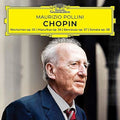 the album cover for MAURIZIO POLLINI - Chopin: Nocturnes / Mazurkas / Berceuse / Sonata
